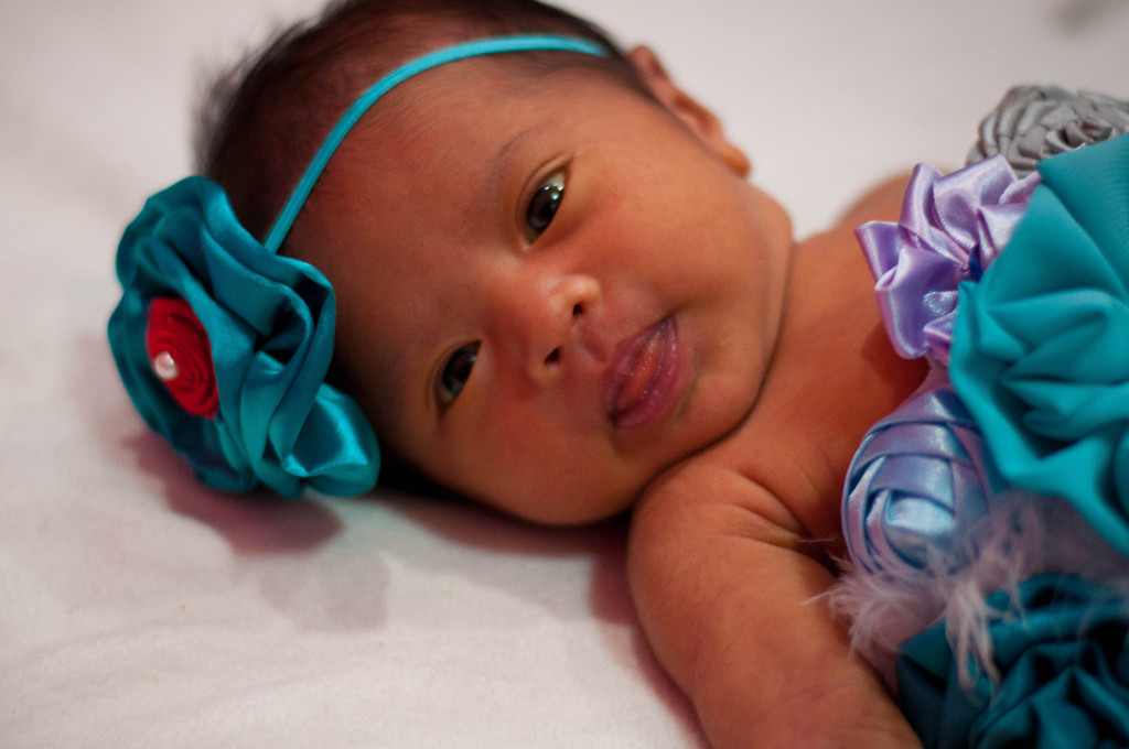 Smiling Newborn photo