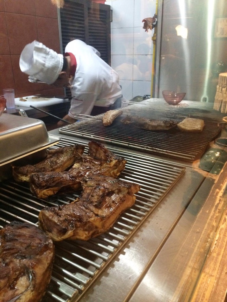 Paolito's grilling area