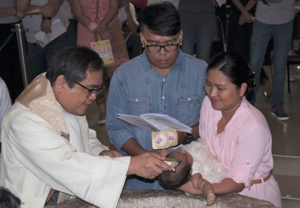 Baptism at Sacred Heart Parish