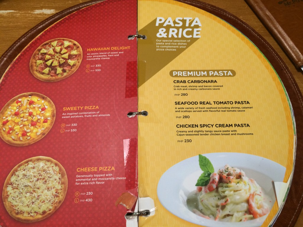 Mr. Pizza Classic Pizza Prices