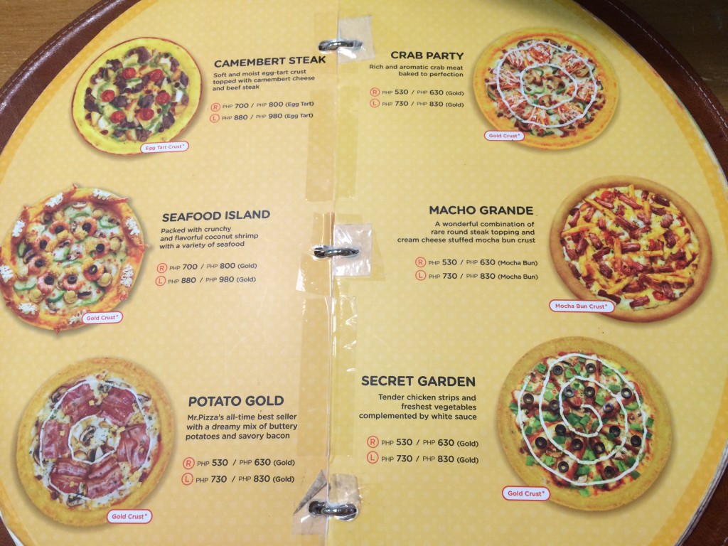 Mr. Pizza Premium Pizza Prices