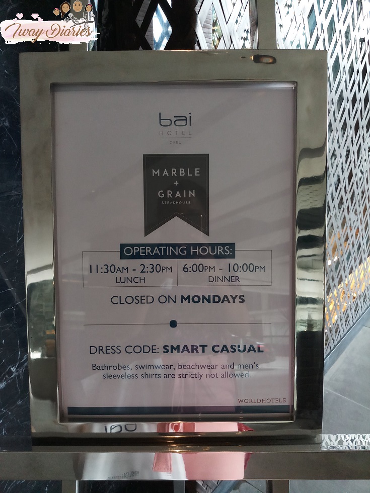 Marble + Grain Schedule