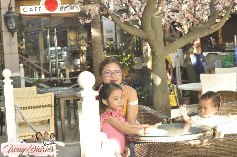 sunny afternoon with kids