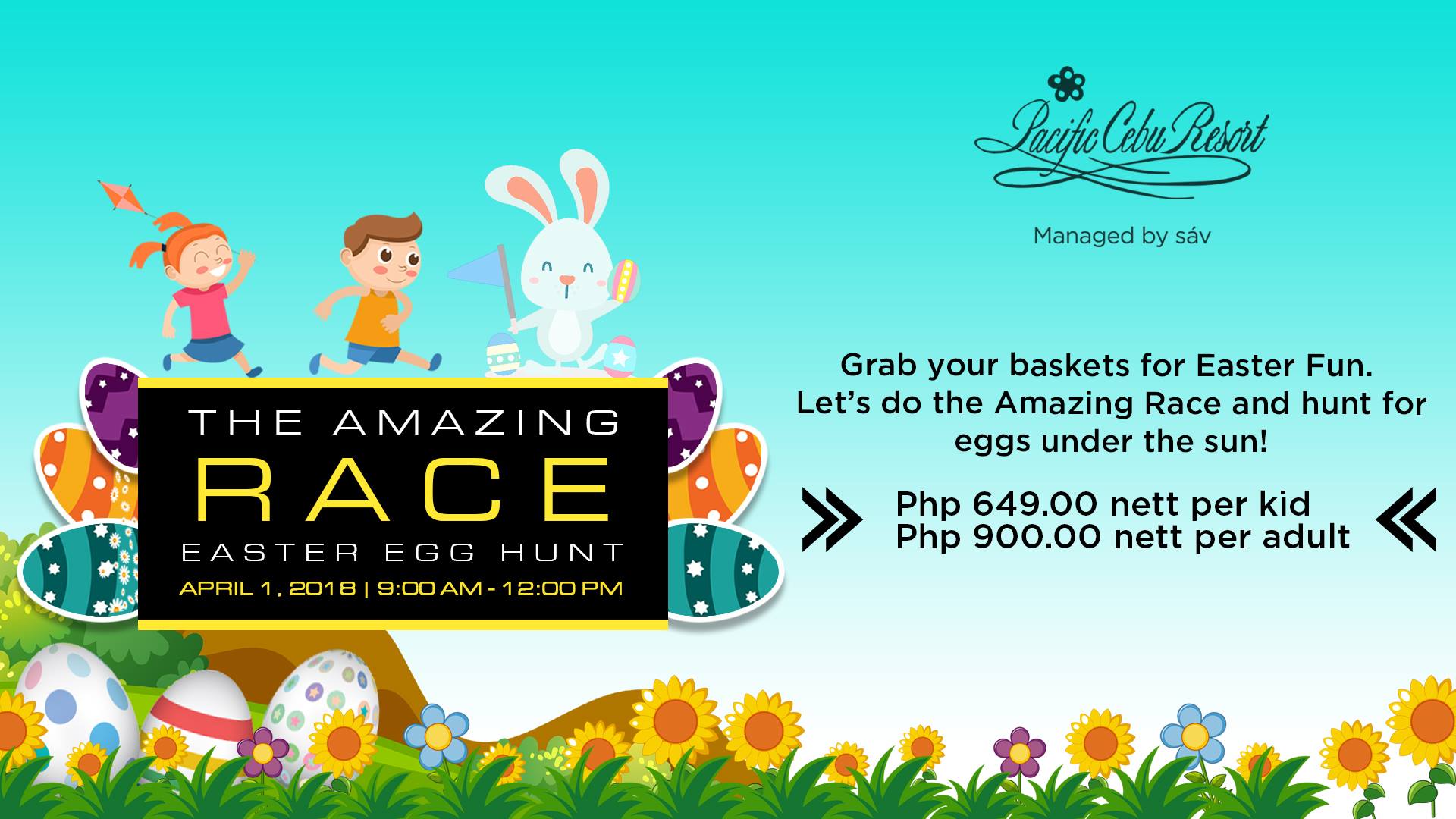 Cebu pacific resort - easter egg hunt 2018