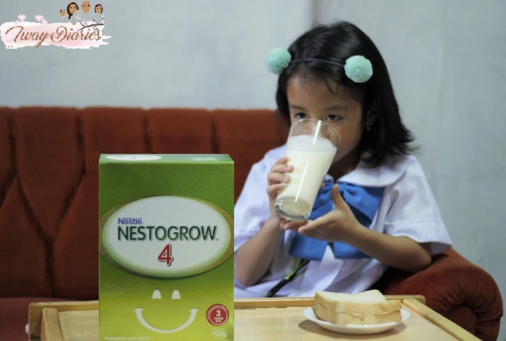 Blog 4 - Louise drinking Nestogrow