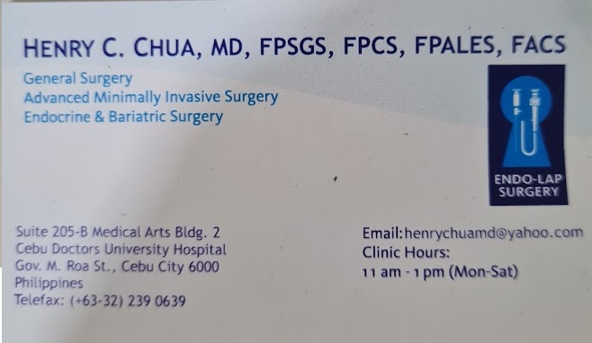 Dr. Henry Chua Details